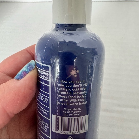 New Megababe Chest-o Presto Clarifying Body Acne Mist 3.8 oz Salicylic Acid - Picture 6 of 16